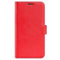 Samsung Galaxy S23 5G Portemonnee Hoesje met Statief - Rood