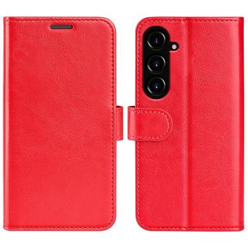 Samsung Galaxy S23 FE Portemonnee Hoesje met Magneetsluiting - Rood