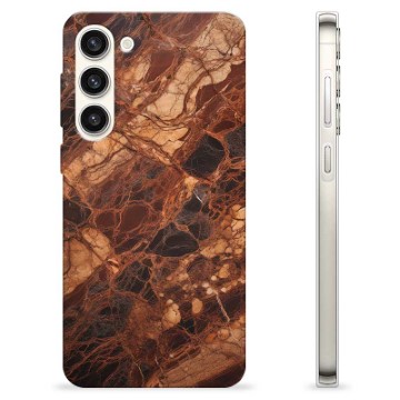 Samsung Galaxy S23+ 5G TPU-hoesje - Amber Marmer