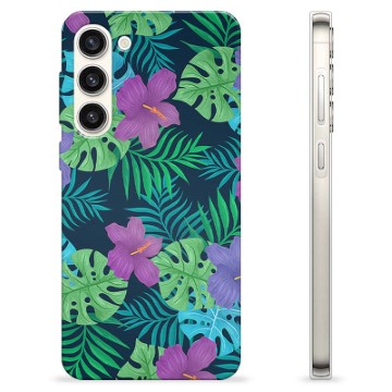 Samsung Galaxy S23+ 5G TPU-hoesje - Tropische Bloem