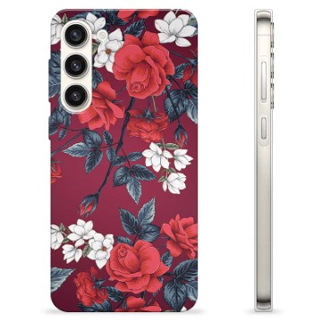 Samsung Galaxy S23+ 5G TPU-hoesje - Vintage Bloemen