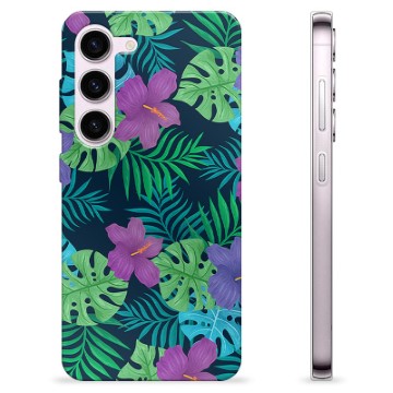 Samsung Galaxy S23 5G TPU-hoesje - Tropische Bloem