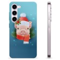 Samsung Galaxy S23 5G TPU-hoesje - Winter Piggy