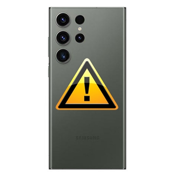 Samsung Galaxy S23 Ultra 5G Batterij Cover Reparatie - Groen