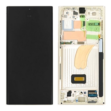 Samsung Galaxy S23 Ultra 5G Front Cover & LCD Display GH82-30466B - Crème