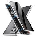Samsung Galaxy S23 Ultra 5G Magnetic Case with Tempered Glass - Privacy (Open Box - Bulk) - Silver