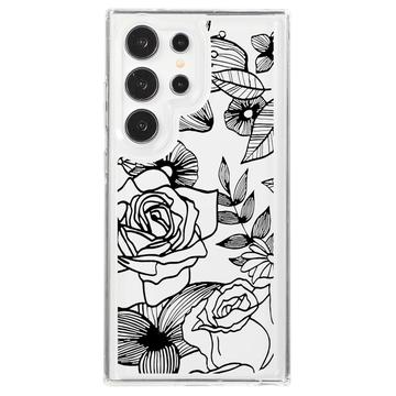 Samsung Galaxy S23 Ultra Fashion TPU hoesje - Roos overzicht