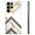 Samsung Galaxy S23 Ultra 5G TPU-hoesje - Abstract Marmer