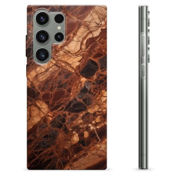 Samsung Galaxy S23 Ultra 5G TPU-hoesje - Amber Marmer