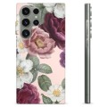 Samsung Galaxy S23 Ultra 5G TPU-hoesje - Romantische Bloemen