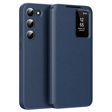 Samsung Galaxy S23+ Smart Clear View Flip Hoesje met kaartsleuf