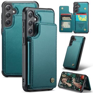 Samsung Galaxy S24 FE Caseme C22 Hoesje RFID-kaart portemonnee - Groen