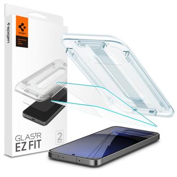 Samsung Galaxy S24 FE/A56 Spigen Glas.tR Ez Fit Glazen Screenprotector - 2 St.