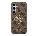 Samsung Galaxy S24 Guess 4G Big Metal Logo Hybride Hoesje