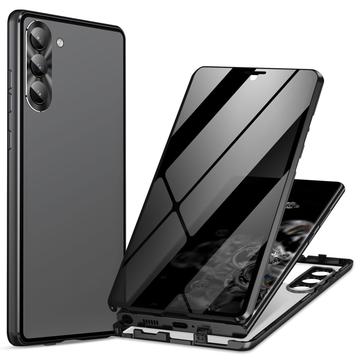 Samsung Galaxy S24 Magnetisch Hoesje met Gehard Glas - Privacy