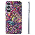 Samsung Galaxy S24+ TPU-hoesje - Abstracte bloemen