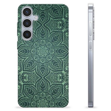 Samsung Galaxy S24+ TPU-hoesje - Groene Mandala