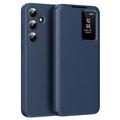 Samsung Galaxy S24 Smart Clear View Flip Hoesje met kaartsleuf
