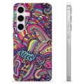 Samsung Galaxy S24 TPU-hoesje - Abstracte bloemen