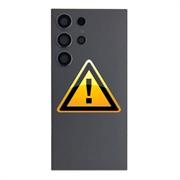 Samsung Galaxy S24 Ultra Batterij Cover Reparatie - Zwart