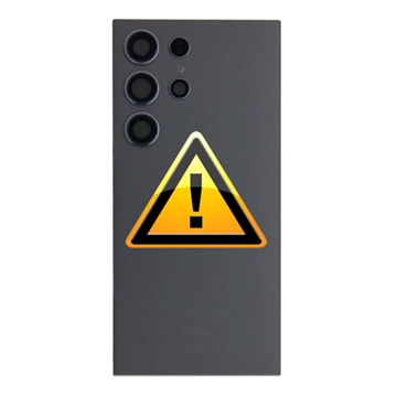 Samsung Galaxy S24 Ultra Batterij Cover Reparatie - Zwart