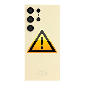 Samsung Galaxy S24 Ultra Batterij Cover Reparatie - Geel