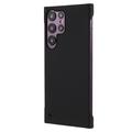 Samsung Galaxy S24 Ultra Frameloze Plastic Hoesje - Zwart