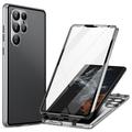 Samsung Galaxy S24 Ultra Magnetisch Hoesje met Gehard Glas