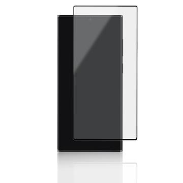 Samsung Galaxy S24 Ultra Panzer Premium Full-Fit Glazen Screenprotector - 9H - Zwart