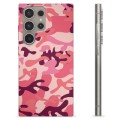 Samsung Galaxy S24 Ultra TPU-hoesje - Roze Camouflage