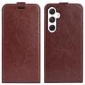 Samsung Galaxy S24 Verticale Flip Hoesje met Kaartsleuf