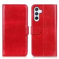 Samsung Galaxy S24 Portemonnee Hoesje met Magneetsluiting - Rood