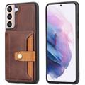 Samsung Galaxy S24+ Retro Style Hoesje met Portemonnee