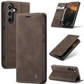 Samsung Galaxy S25 Caseme 013 Series Portemonnee Hoesje - Koffie
