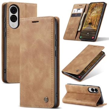 Samsung Galaxy S25 Edge Caseme 013 Series Portemonnee Hoesje - Bruin