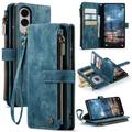 Samsung Galaxy S25 Edge Caseme C30 Multifunctioneel Portemonnee Hoesje - Blauw