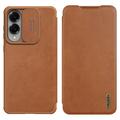 Samsung Galaxy S25 Edge Nillkin Qin Pro Flip Cover - Bruin
