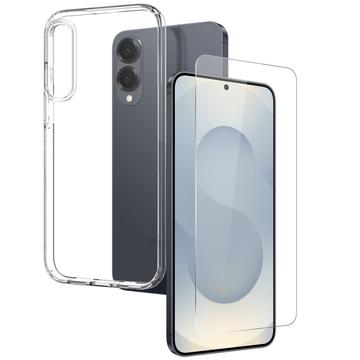 Samsung Galaxy S25 Edge Northjo 2-in-1 Beschermingsset - Doorzichtig