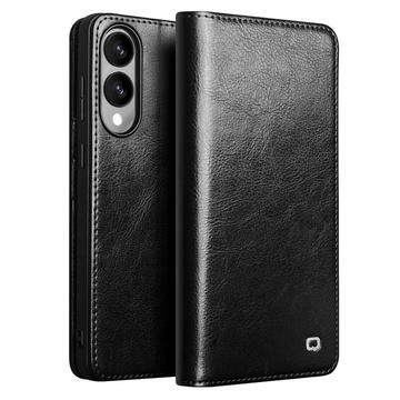 Samsung Galaxy S25 Edge Qialino Classic Wallet Leren Hoesje
