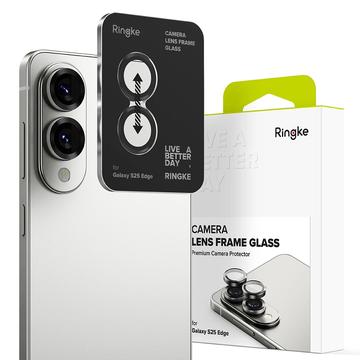 Samsung Galaxy S25 Edge Ringke Camera Lens Glazen Protector - Zwart