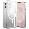 Samsung Galaxy S25 Edge Ringke Fusion Magnetic Hybride Hoesje - Doorzichtig