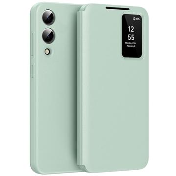 Samsung Galaxy S25 Edge Smart Clear View Flip Case met kaartsleuf