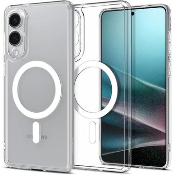 Samsung Galaxy S25 Edge Spigen Ultra Hybrid Mag Hoesje - Wit / Doorzichtig