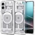 Samsung Galaxy S25 Edge Spigen Ultra Hybrid Mag Hoesje - Wit / Zero One