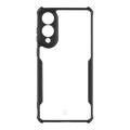 Samsung Galaxy S25 Edge Tactical Quantum Stealth Hoesje met versterkte hoeken - Helder / Zwart