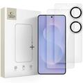Samsung Galaxy S25 Edge Tech-Protect Glass Set+ Beschermingsset - Helder
