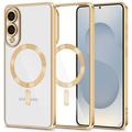 Samsung Galaxy S25 Edge Tech-Protect MagFlex hoesje - MagSafe compatibel - Helder / Goud