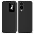 Samsung Galaxy S25 Edge Tech-Protect Slim Flip Hoesje - Zwart
