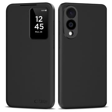 Samsung Galaxy S25 Edge Tech-Protect Slim Flip Hoesje - Zwart