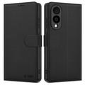 Samsung Galaxy S25 Edge Tech-Protect Portemonnee Hoesje Met Magneet & Standaard - Zwart